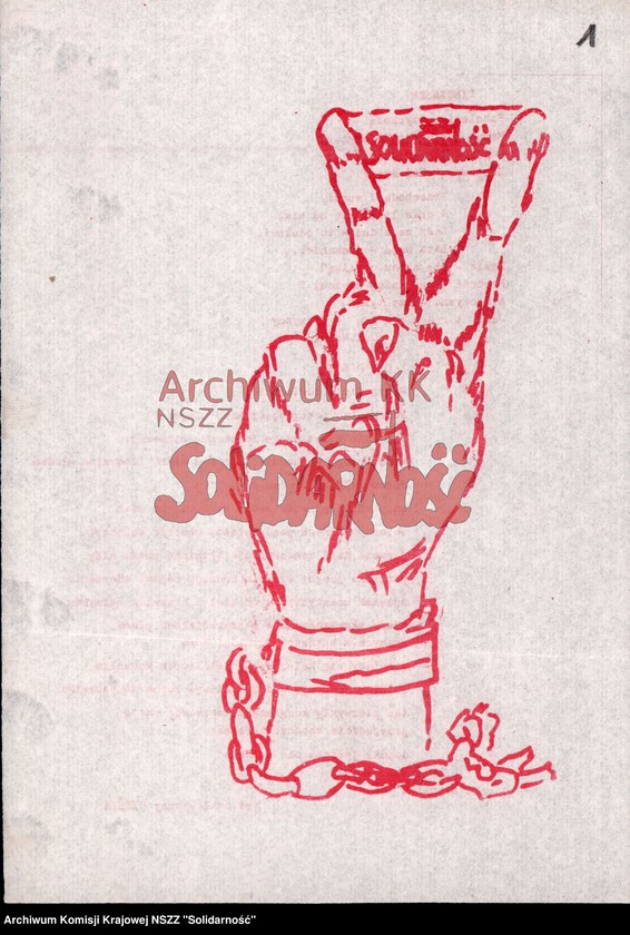 plakat strajk sierpien 1988