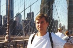 1999 r. Na Moście Brooklyńskim, NYC