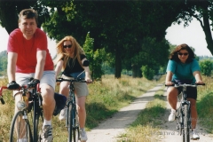 2001 r. Wycieczka rowerowa na obrzeżach Gdańska